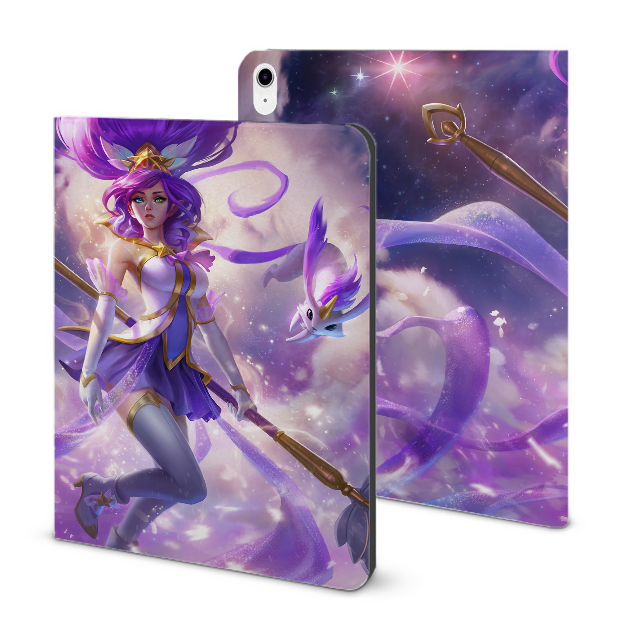 （画像用） リーグ・オブ・レジェンド League of Legends LOL IPad ケース ブック型 PUレザー TPU 耐衝撃 軽量 薄型 ペン収納なし 全面保護 IPad 各モデル対応